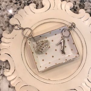 Tiara and Shoe Key Rings Bundle of 2